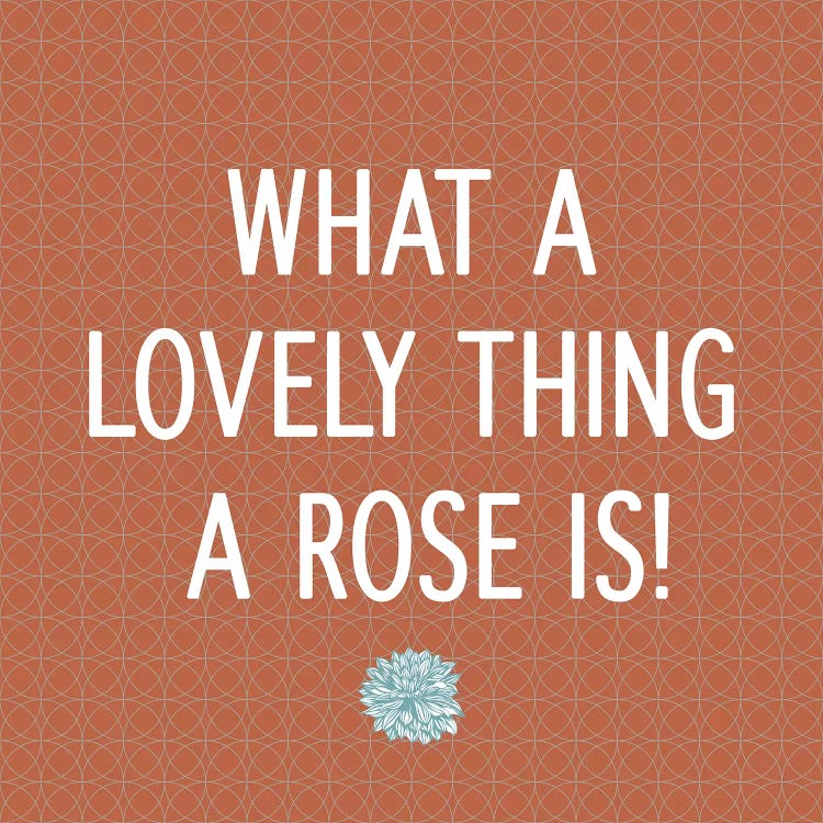 Roses Are Lovely by 5by5collective wall art