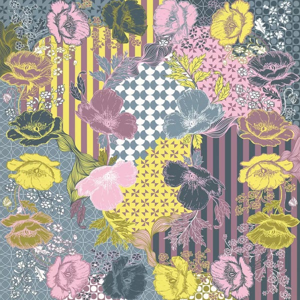 Violets: Violets & Ornaments (Multi-Color) by 5by5collective