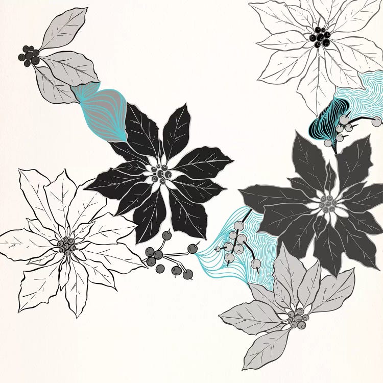 Shades of Flowers by 5by5collective wall art