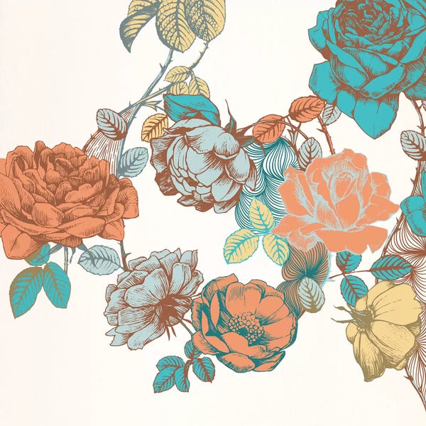 Hibiscuses: Flowers & Leaves by 5by5collective