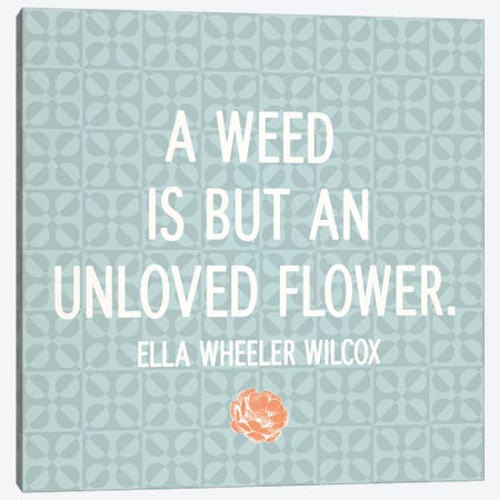 Unloved Flower Canvas Print #FLPN52} by 5by5collective Canvas Art Print