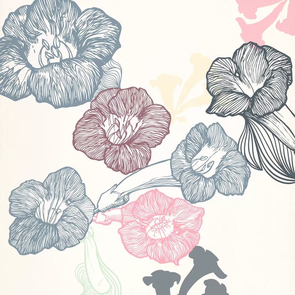 Poppies (Red&Gray)