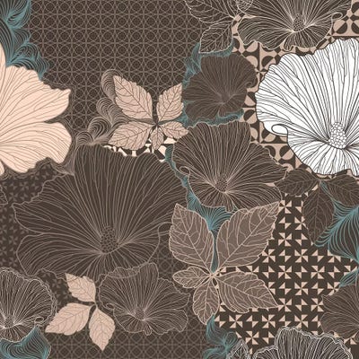 Poppies (White&Black) by 5by5collective canvas print