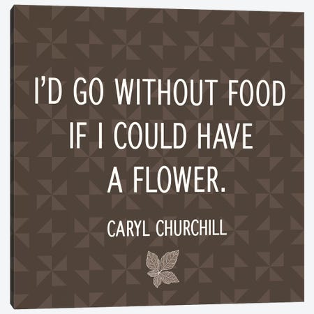 Flower for Food Canvas Print #FLPN60} by 5by5collective Canvas Art