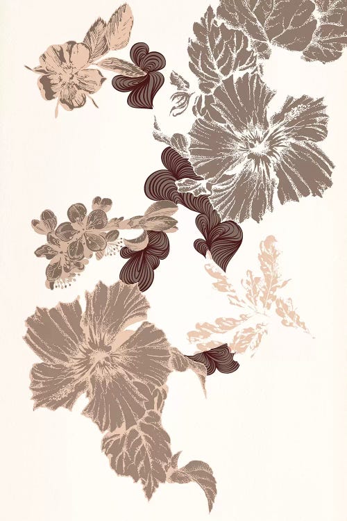 Flowers (Brown)