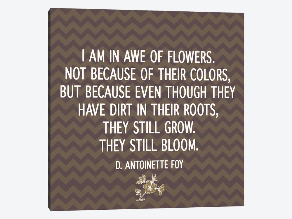 Awe of Flowers by 5by5collective 1-piece Art Print