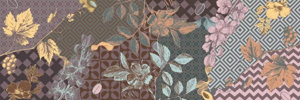 Decorative Elements: Floral Composition II by 5by5collective