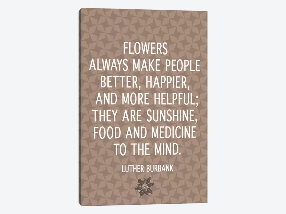 Flowers Are Happiness 1-piece Art Print