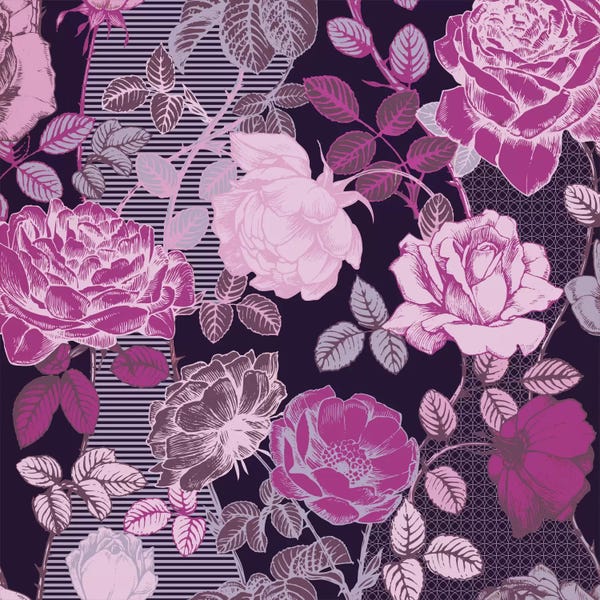 Black & Pink: Flowers - Shades of Pink by 5by5collective