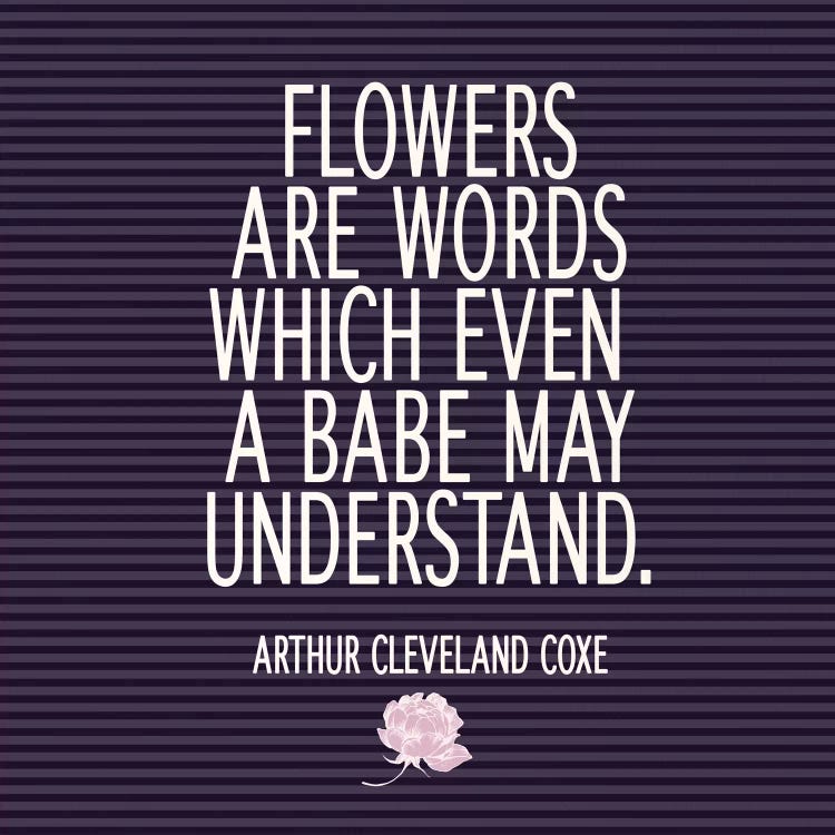 Flowers Are Words