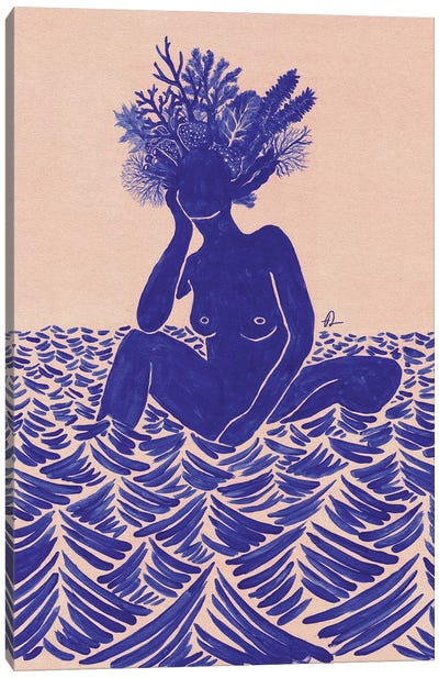 Mother Ocean Canvas Art Print - Fabian Lavater