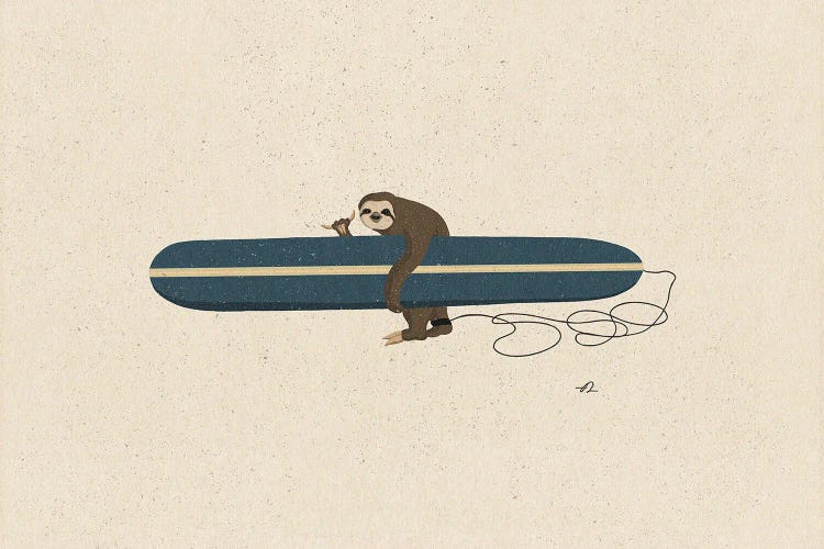 Surfing Sloth