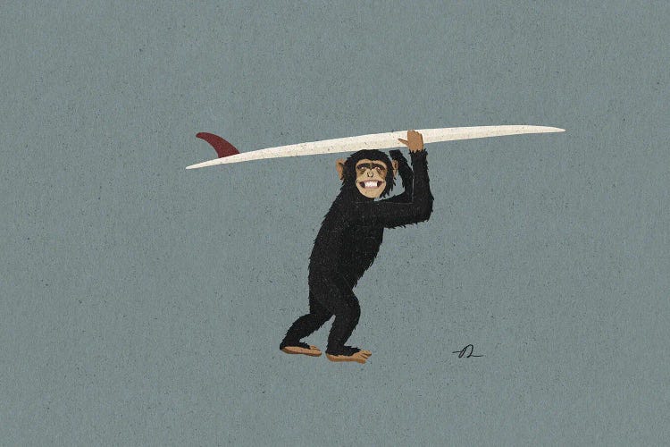 Surfing Chimpanzee