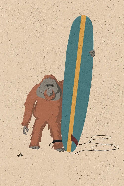 Surfing Orangutan