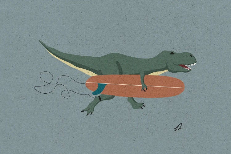 Surfing T-Rex