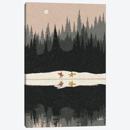 Lost In The Woods Canvas Print #FLV83} by Fabian Lavater Art Print
