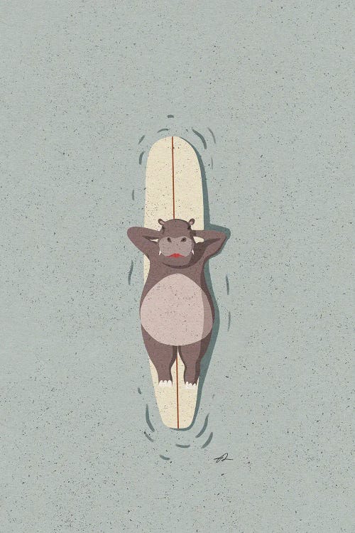 Surfing Hippo