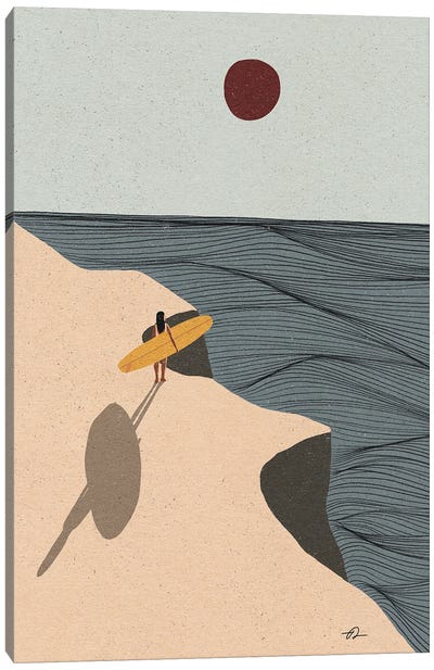 Swell's Here Canvas Art Print - Fabian Lavater