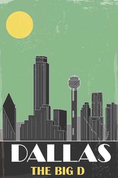 Fly Graphics: Dallas, Green by Fly Graphics