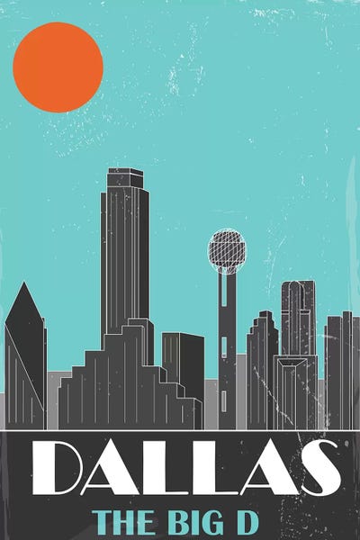 Fly Graphics: Dallas, Sky Blue by Fly Graphics
