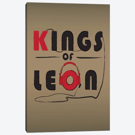 Kings Of Leon Canvas Print #FLY23} by Fly Graphics Canvas Wall Art