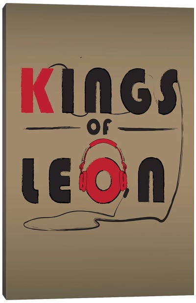 Kings Of Leon Canvas Art Print - Fly Graphics
