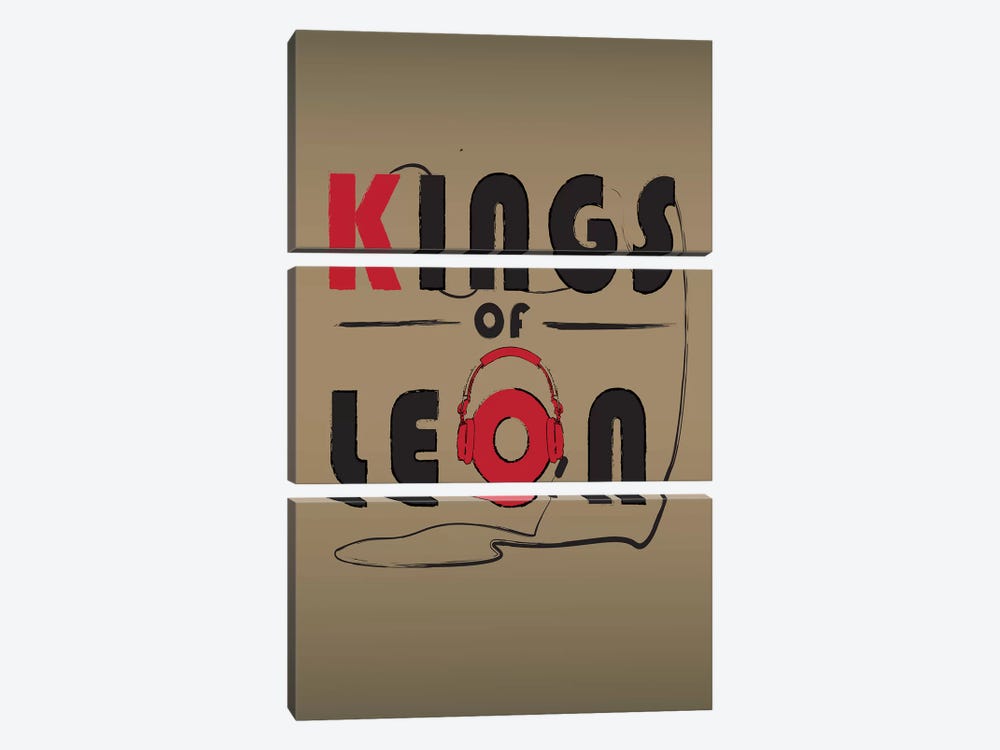 Kings Of Leon by Fly Graphics 3-piece Canvas Art Print