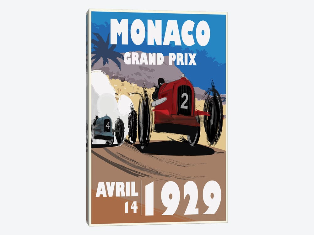 Monaco by Fly Graphics 1-piece Canvas Art