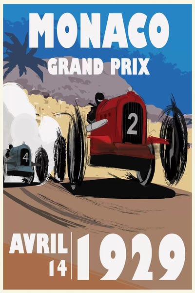 Kids Sports Art: Monaco by Fly Graphics