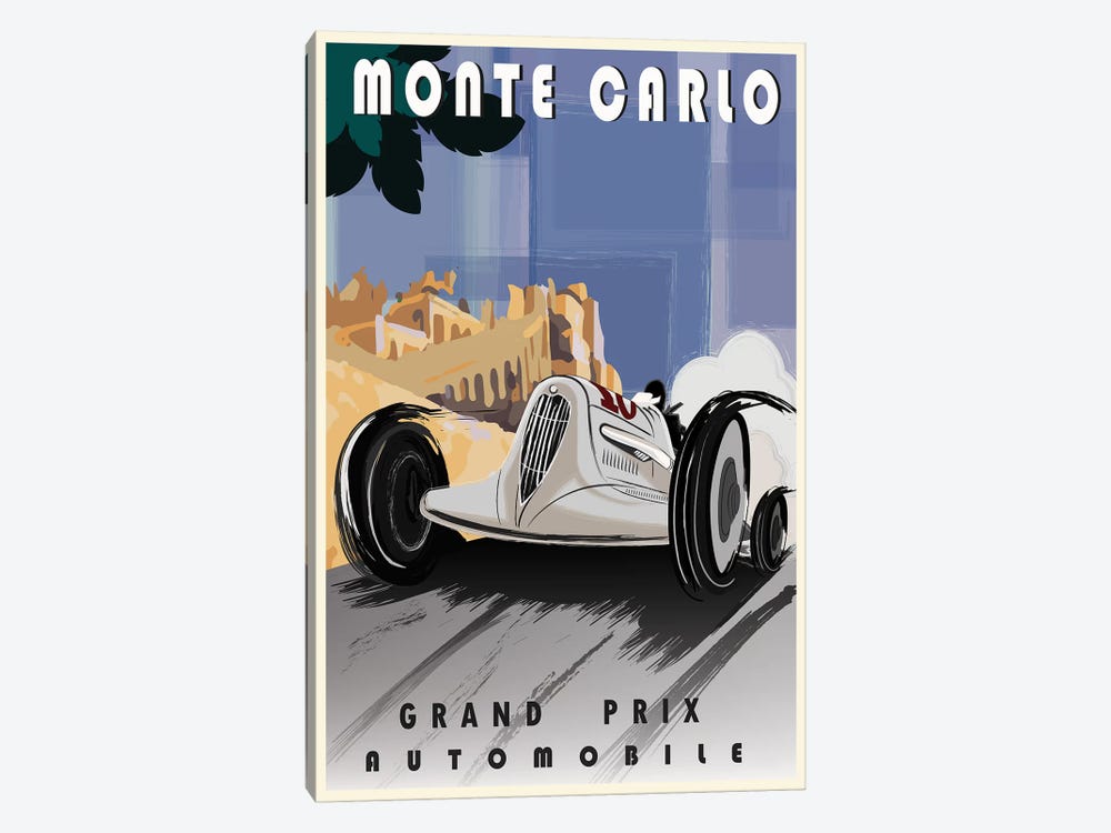 Monte Carlo by Fly Graphics 1-piece Canvas Print