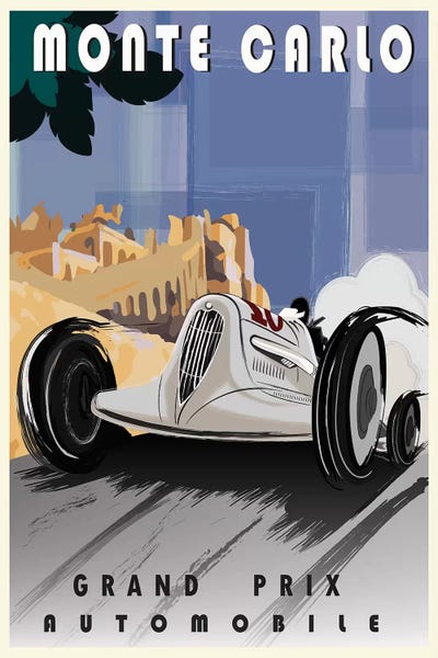 Kids Sports Art: Monte Carlo by Fly Graphics
