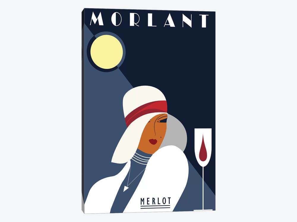 Morlant Merlot by Fly Graphics 1-piece Canvas Print