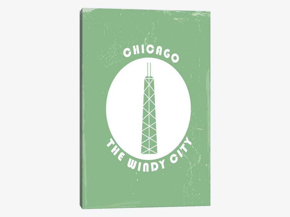 Chicago, Circle by Fly Graphics 1-piece Art Print