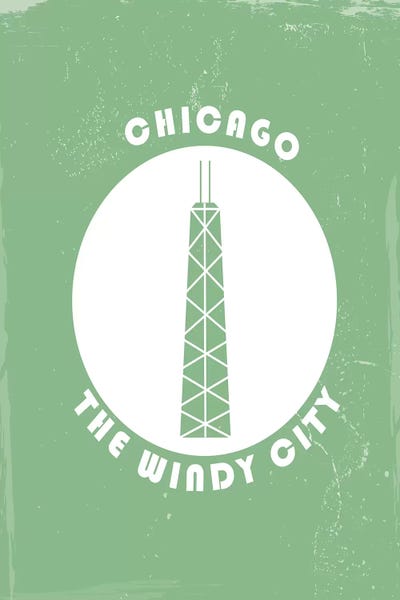 Chicago Posters: Chicago, Circle by Fly Graphics