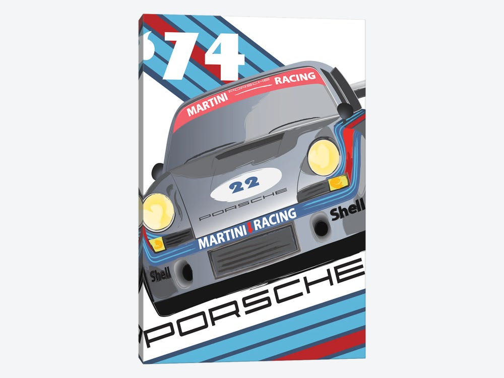 911 Porsche 1974 24 Hr Le Mans by Fly Graphics 1-piece Art Print