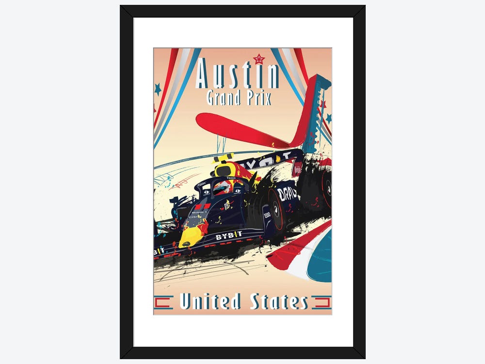 Oracle Red Bull Racing - Sergio Perez - 2022 Reproduction d'art