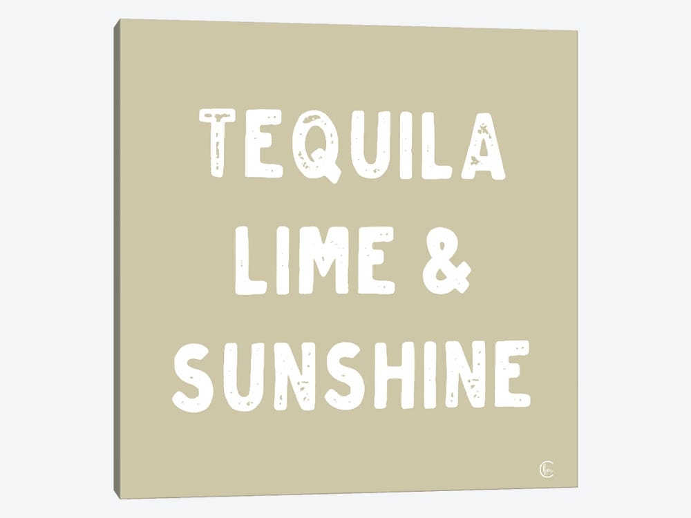 Tequila, Lime & Sunshine by Fearfully Made Creations 1-piece Canvas Art Print