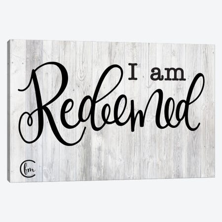 I am Redeemed Canvas Print #FMC29} by Fearfully Made Creations Canvas Art Print