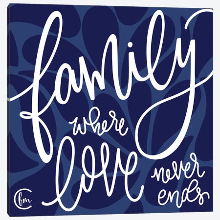 Love Never Ends Canvas Print #FMC32} by Fearfully Made Creations Canvas Art