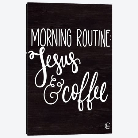 Morning Routine Canvas Print #FMC34} by Fearfully Made Creations Canvas Art Print