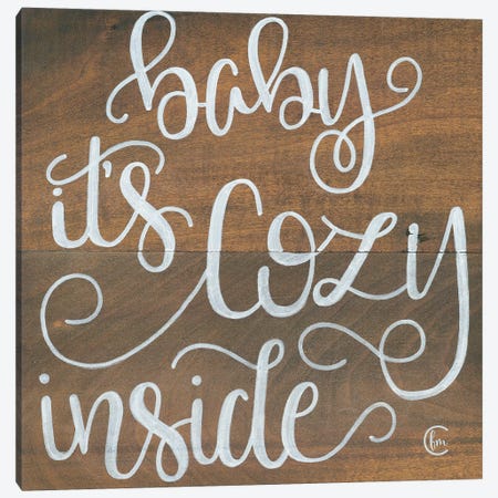 Cozy Inside Canvas Print #FMC47} by Fearfully Made Creations Canvas Artwork
