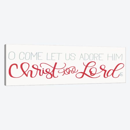 Let Us Adore Him Canvas Print #FMC49} by Fearfully Made Creations Art Print