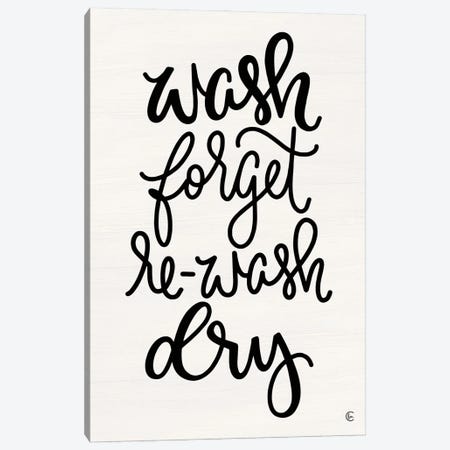 Wash and Forget    Canvas Print #FMC67} by Fearfully Made Creations Canvas Artwork