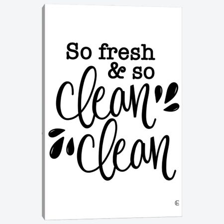 So Clean Clean Canvas Print #FMC75} by Fearfully Made Creations Art Print