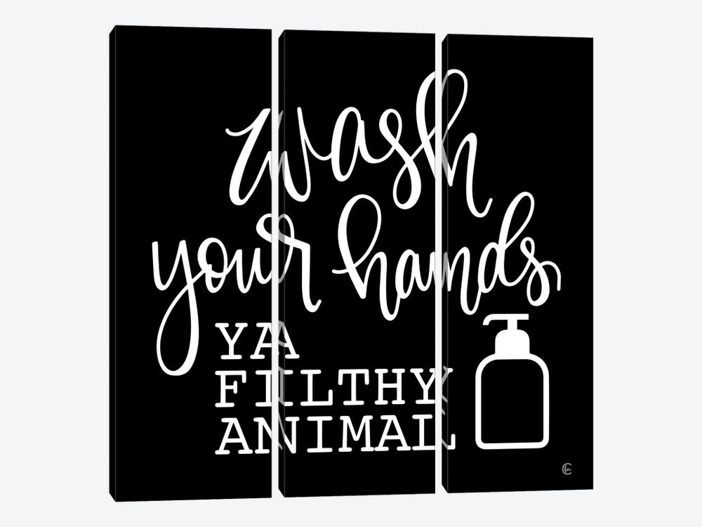 Wash Your Hands by Fearfully Made Creations 3-piece Canvas Art