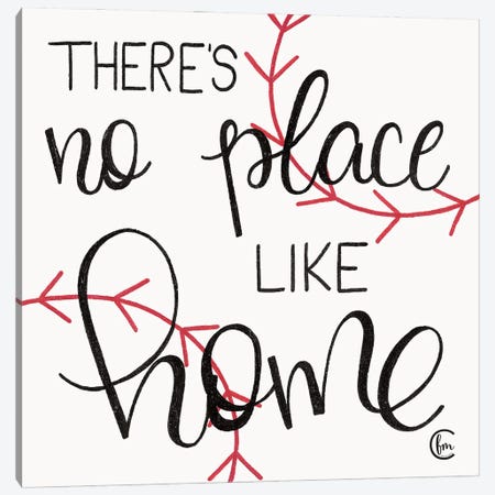 No Place Like Home Plate Canvas Print #FMC7} by Fearfully Made Creations Canvas Wall Art