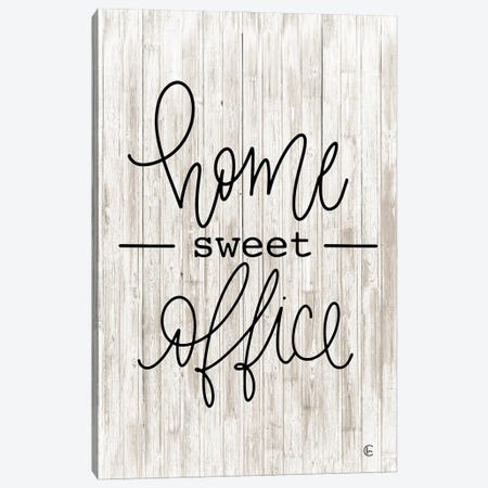 Home Sweet Office Canvas Print #FMC82} by Fearfully Made Creations Art Print