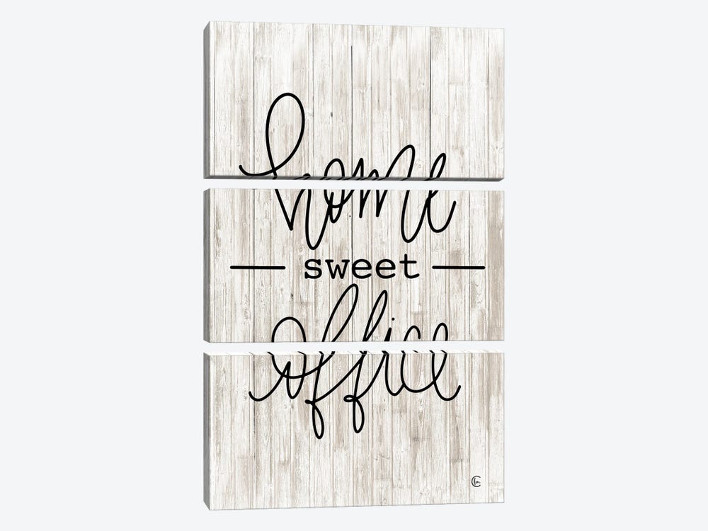 Home Sweet Office by Fearfully Made Creations 3-piece Canvas Print