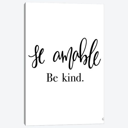 Spanish Be Kind Canvas Print #FMC84} by Fearfully Made Creations Canvas Art