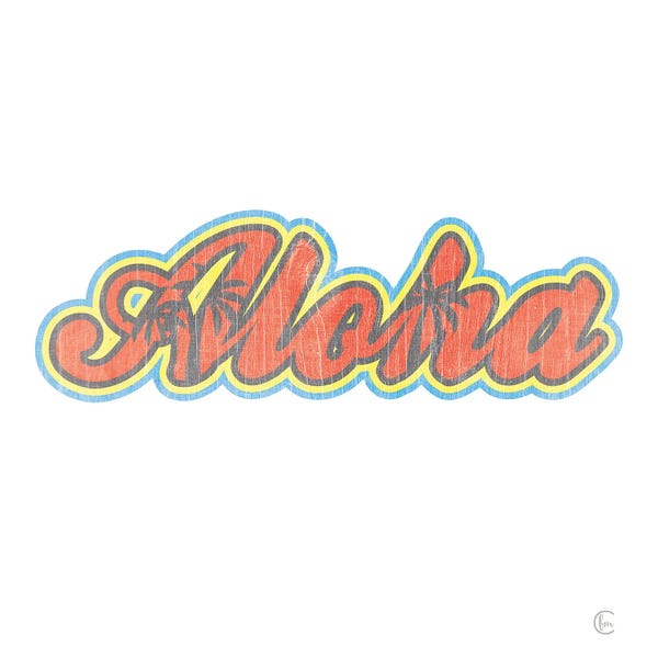 Hawaii: Aloha Retro by Fearfully Made Creations